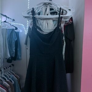 Windsor Sparkling Black Mini Dress